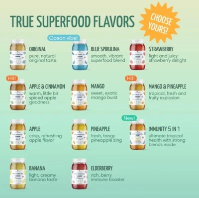 野生爱尔兰海苔凝胶用干海藻海藻制成 | 11 种真正口味 — 第 1/4 张图片