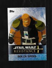 Star Wars Resistance 2019 TOPPS Season 1 Foil Character Card 21 Bolza Grool