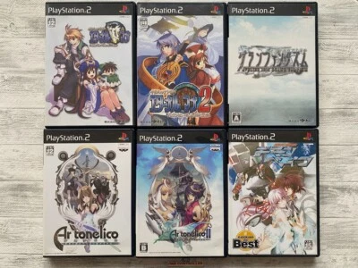 SONY PS2 Eternal Mana 1 2 & Grand Fantasm & Ar Tonelico 1 2 & Demon Bane set - Image 1 of 4