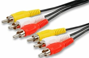 PRO SIGNAL - Câble 3x Phono (RCA) Mâle 25cm Noir - Photo 1/1