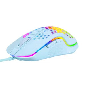 Gaming Mice Mouse 6400 DPI USB RGB Flowing Backlit Light Wired PC Laptop Compute - Picture 1 of 25