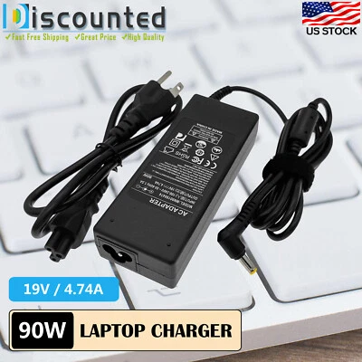 90W AC Adapter for Acer Aspire Z3-710 Z3-715 AIO Z3-105 Z3-115 Z1220 Power Cord - Image 1 of 4
