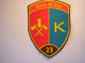 Schweizer Armee  Kata Hi Bat 23  in braun ca 9 x7 cm - Picture 1 of 1