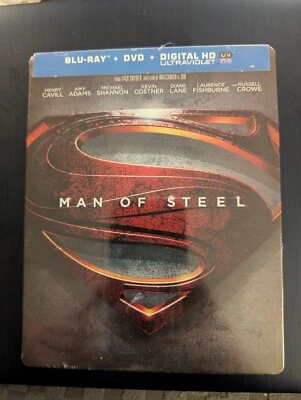 Man of Steel Blu-Ray +Dvd+Code Steelbook | Walmart Exclusive *BRAND NEW* - Image 1 of 3
