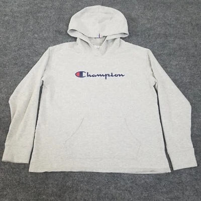Champion Size S Mediumweight Hoodie Sweatshirt Grey 100% Cotton - Image 1 of 4