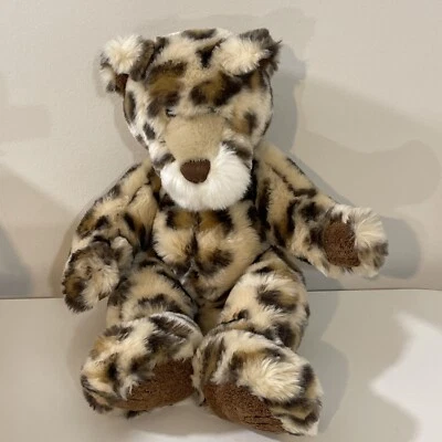 First & Main Zooglie Cheetah Brown Tan Plush Stuffed Animal Toy 14"  - Image 1 of 4