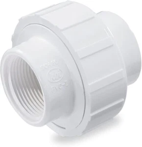Acoplamiento de tubería de unión de PVC roscado hembra de 3/4" pulgadas hembra x hembra - Imagen 1 de 1