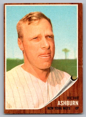 1962 TOPPS #213 RICHIE ASHBURN METS - Image 1 of 3