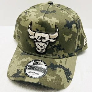 New Era Chicago Bulls Digital Camo A-Frame 9FORTY Mütze Cap verstellbar grün NBA - Bild 1 von 5