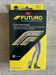 Neu Futuro feste Strumpfhose medizinische Kompression Bein Schwellung Relief nude Übergröße - Bild 1 von 2