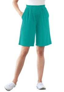 Woman Within Plus Size 7-Day Knit Short - Picture 1 of 81