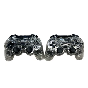 (2) PDP Afterglow PS3 Wireless Controller With Dongle Used Tested * 1 Dongle - Picture 1 of 18