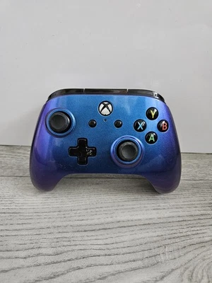 Power A Microsoft Xbox Replacement Wired Controller Metallic Blue - Untested - Image 1 of 4
