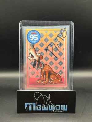 2025 Topps Chrome Disney PLUTO AUTOGRAPH CARD Photo Proof - Image 1 of 3