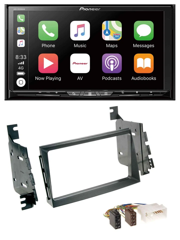 Pioneer 2DIN MP3 USB DAB DVD Bluetooth Autoradio für Hyundai Azera Japan USA Gra - Bild 1 von 4