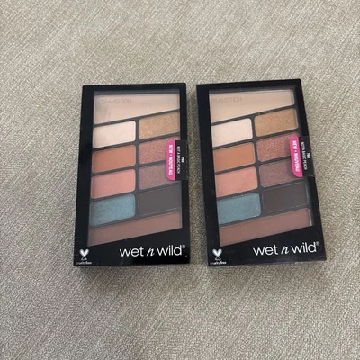 2 WET N WILD Color Icon Eyeshadow 10 Pan Palette Not A Basic Peach - Image 1 of 2