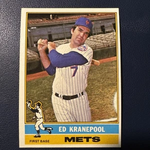1976 Topps #314 Ed Kranepool * First Base * New York Mets NM - Foto 1 di 3