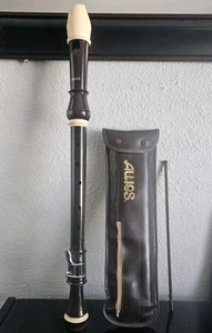 Aulos AF-1 Baroque Flute Traverso Glenser W/Soft Case - Picture 1 of 10