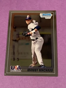 2010 Bowman Chrome 18U USA Team Manny Machado #USA18-BC10 - Picture 1 of 2