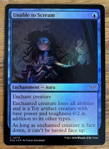 MTG Duskmourn: House of Horror, Unable to Scream - Foil - Picture 1 of 1