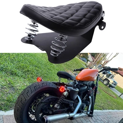For Harley Sportster XL 883 1200 48 72 Motorcycle Bobber Solo Seat Spring Base - Image 1 of 4