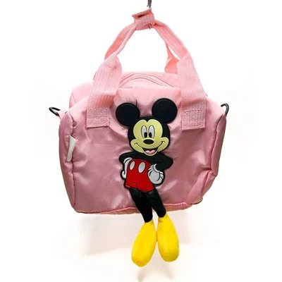 ZARA  + DISNEY Mickey Mouse Pink Crossbody Bag, Purse, Tote NEW - Image 1 of 4