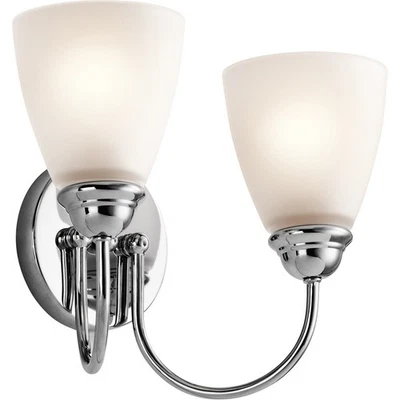 Kichler Lighting 45638CH Jolie Bathroom Vanity Light Chrome - Image 1 of 2