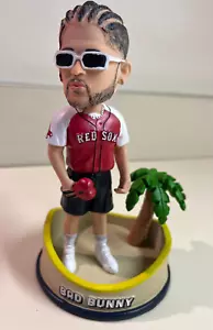 Bad Bunny Boston Red Sox Bobblehead Rapero Fenway Park Promo Noche Temática - Imagen 1 de 9