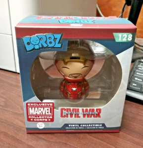 DORBZ CAPTAIN AMERICA CIVIL WAR IRON MAN (Dorbz Vinyl Pop Figure 128, ) NEW - Picture 1 of 1