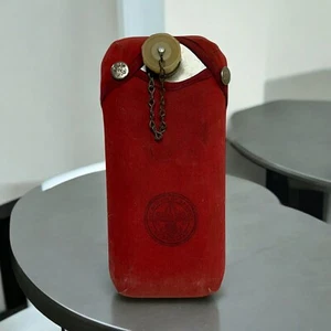 BSA Boy Scouts of America Aluminum Regal Canteen + Red Slip Cover + Belt Clip - Picture 1 of 15
