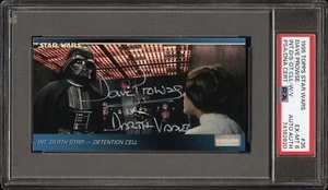 1995 STAR WARS Widevision DAVE PROWSE Signed DARTH VADER Detention Block PSA/DNA - Picture 1 of 2