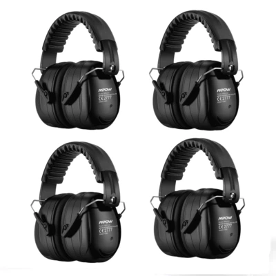 Mpow Gehörschutz Kapsel Ohrenschützer 34dB Kapselgehörschutz Lärmschutz 1/2/4stk