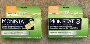 2 Boxen Monistat 3 Kombipackung - 0,32 Unzen, Ablaufdatum 04/2027 - Bild 1 von 2