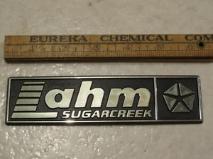 Vintage Dealership Emblem LAHM CHRYSLER Sugarcreek - Bild 1 von 1