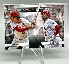 2023 Topps Baseball Update Stan Musial Albert Pujols Time Spanning Tandem Insert