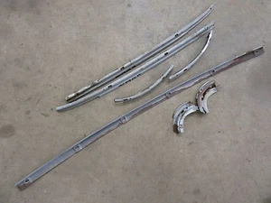 1957 Oldsmobile 98 88 interior rear window upholstery mounting strips trim parts - Picture 1 of 1