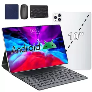 Mini Tablet 10 Inch Android 7 Tablets Quad Core 4GB+64GB WiFi Tablet Dual Camera - Picture 1 of 21