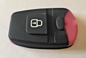 Para Hyundai Santa Fe 2 botones alarma remota llavero botón de goma almohadilla de goma - Imagen 1 de 2