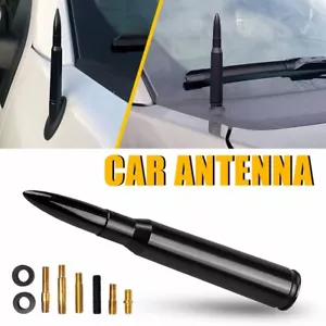 Bullet Style 0.5 Cal Black Antenna Mast for FORD F-150 F150 F 150 1980-2008 New - Picture 1 of 10