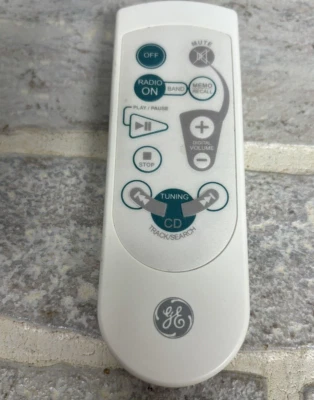 GE Spacemaker 7-5290B 5290A Under Cabinet Kitchen Radio/CD Player Remote Control - Image 1 of 4