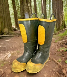 Ranger Firewalker Mens Size 8 M Rubber Made with Kevlar Boots Mfg 2008 - Picture 1 of 21