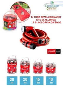 Tubo irrigazione/multi uso estensibile + pistola e set raccordi Fitt - "Yoyo go" - Foto 1 di 7