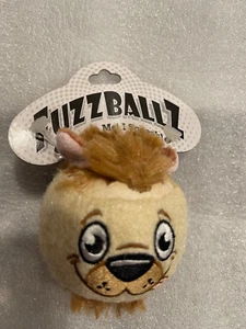 Fuzzballz Dog Toy Ball Brown Embroidered New - Picture 1 of 2