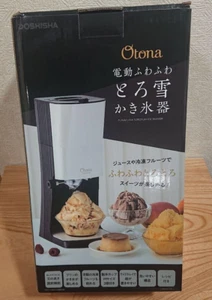 Doushisha Electric Fluffy Torosetsu Shaved Ice Machine, Black DTY-B2BK AC100V - Picture 1 of 5