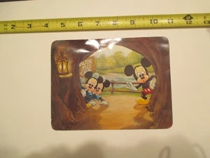 Disneyland Unknown Beckons Mickey Mouse Tom Sawyer Island Postkarte übergroß - Bild 1 von 2