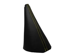 Hilo amarillo bolsa de freno de mano cuero auténtico manguito de freno de mano para DAEWOO NUBIRA (97-03) - Imagen 1 de 1