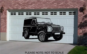LANDROVER DEFENDER 4X4 - WALL ART DECAL STICKER - Picture 1 of 1