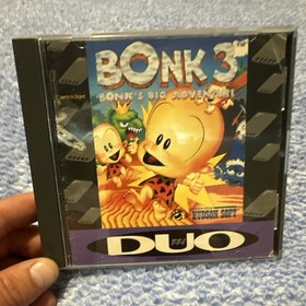 Hudson Soft Bonk 3: Bonk's Big Adventure TurboGrafx-16 1993 Manual Included