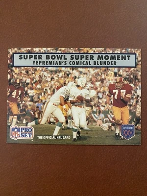 1990 Pro Set Super Bowl XXV Silver Anniversary - Garo Yepremian #141 - Image 1 of 2