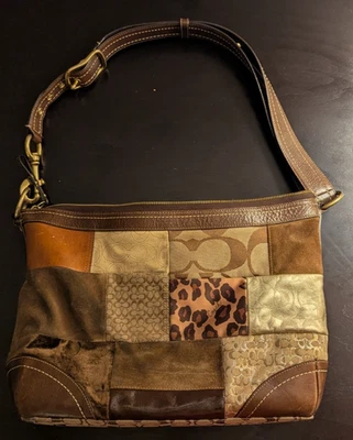 COACH PATCHWORK HANDBAG F0893-F12842 - Image 1 of 4
